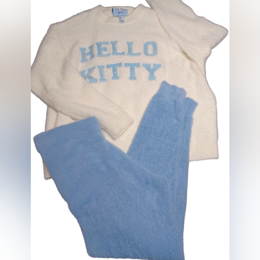 Forever 21 Hello Kitty Pajamas Short Sz Large Pant XL